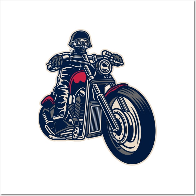 Motorbike Wall Art by ShirtyLife